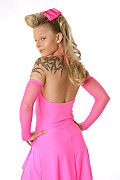 Liliane Tiger Pink pony istripper model