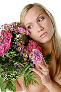 Misa Nice flower istripper model